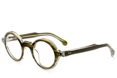 Round Green Acetate Glasses #BS0522-0109