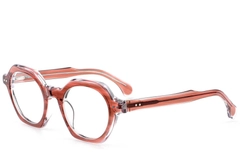 Geometric Pink Acetate Glasses #BS0522-0113