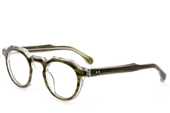 Oval Green Acetate Glasses #BS0522-0119