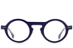 Round Blue Acetate Glasses #BS0522-0127
