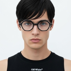 Gafas geométricas de acetato negro #BS0522-0131