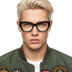 Butterfly Black Acetate Glasses #BS0522-0136