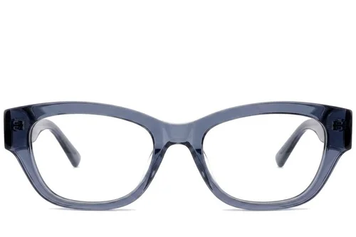 Lunettes en acétate bleu papillon #BS0522-0137