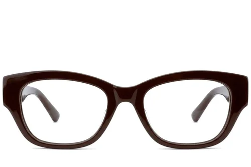 Lunettes papillon en acétate brun #BS0522-0138