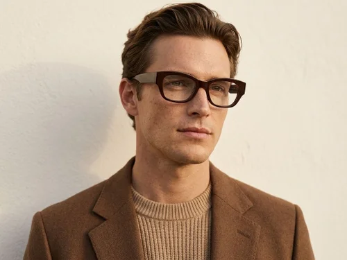 Lunettes papillon en acétate brun #BS0522-0138