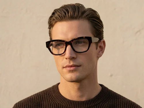 Lunettes en acétate écaille de tortue papillon #BS0522-0139
