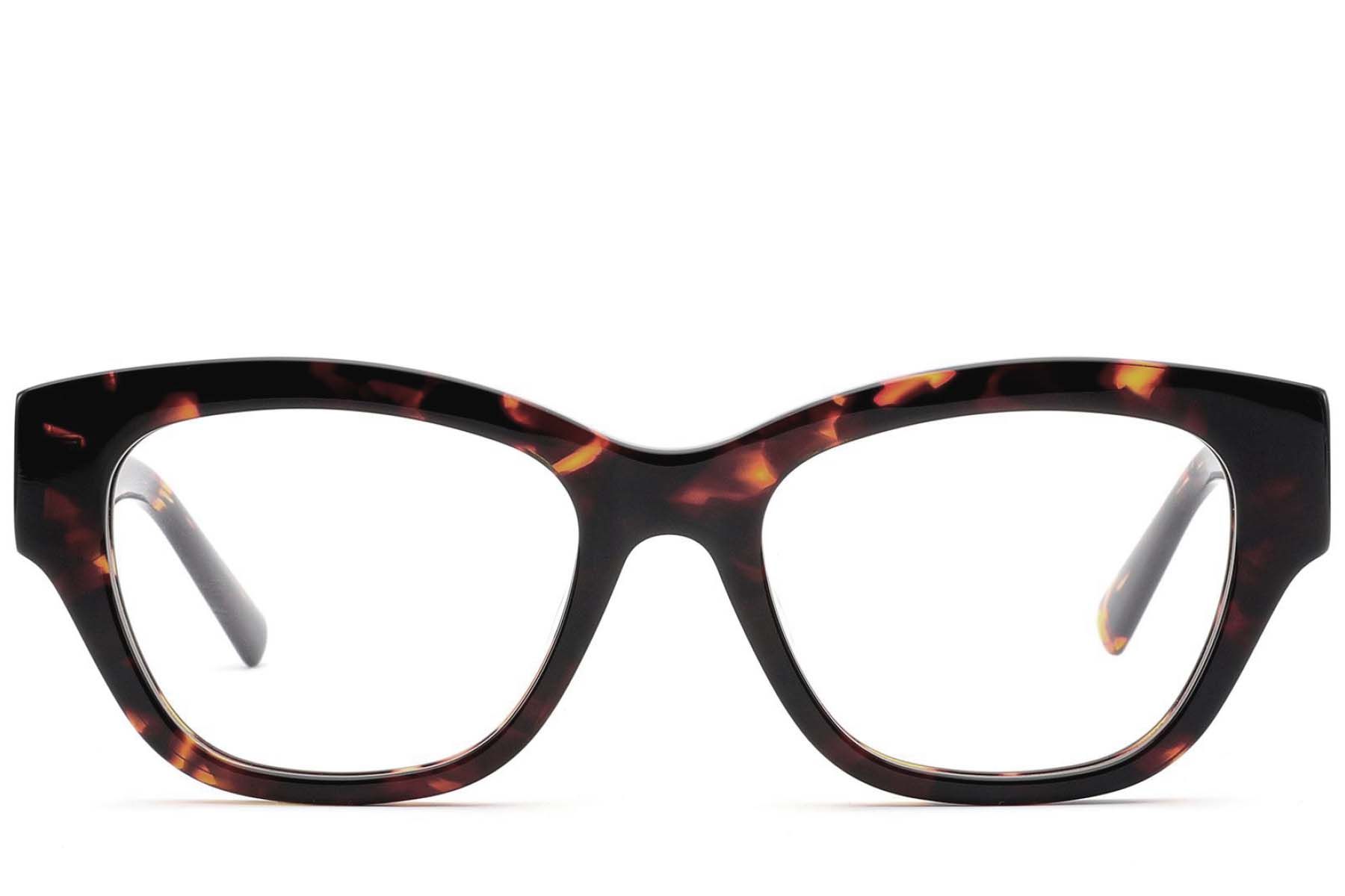 Gafas de acetato con forma de mariposa y carey #BS0522-0139