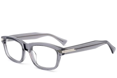 Rectangular Gray Acetate Glasses #BS0522-0142