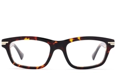 Rectangular Tortoiseshell Acetate Glasses #BS0522-0144