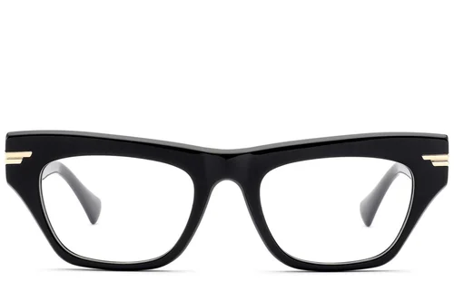 Lunettes papillon en acétate noir #BS0522-0150