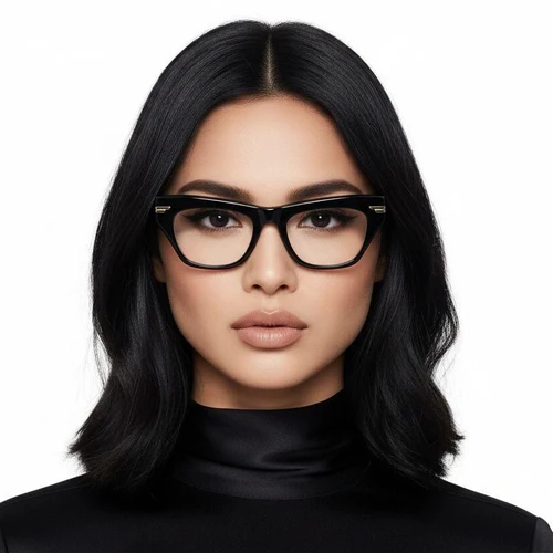 Butterfly Black Acetate Glasses #BS0522-0150