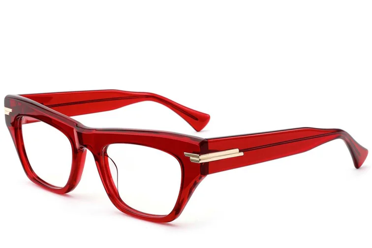 Butterfly Red Acetate Glasses #BS0522-0151
