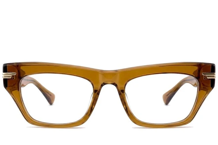 Gafas de acetato marrón mariposa #BS0522-0152