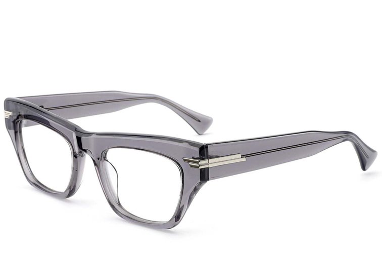Lunettes en acétate gris papillon #BS0522-0153