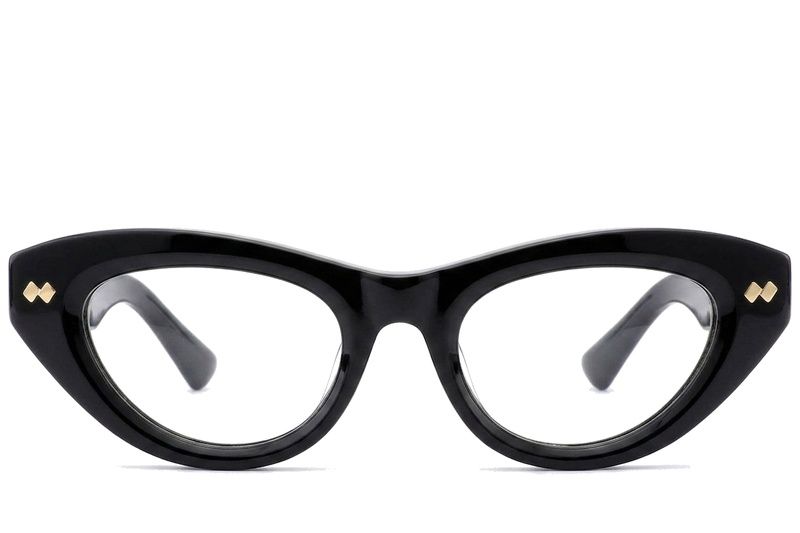 Butterfly Black Acetate Glasses #BS0522-0155