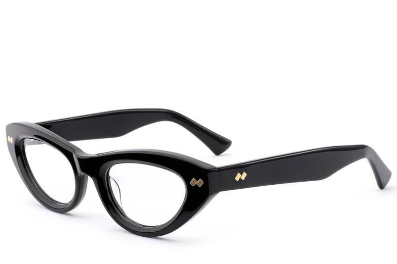 Butterfly Black Acetate Glasses #BS0522-0155