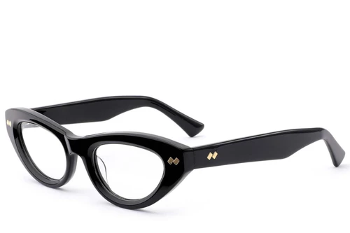 Butterfly Black Acetate Glasses #BS0522-0155