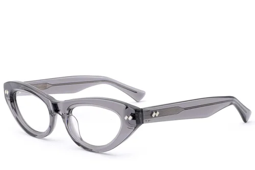 Lunettes en acétate gris papillon #BS0522-0157