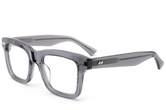Rectangular Gray Acetate Glasses #BS0522-0162