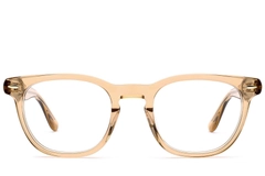 Oval Yellow Acetate Glasses #BS0522-0168