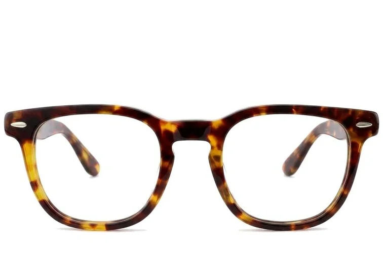 Oval Tortoiseshell Acetate Glasses #BS0522-0169