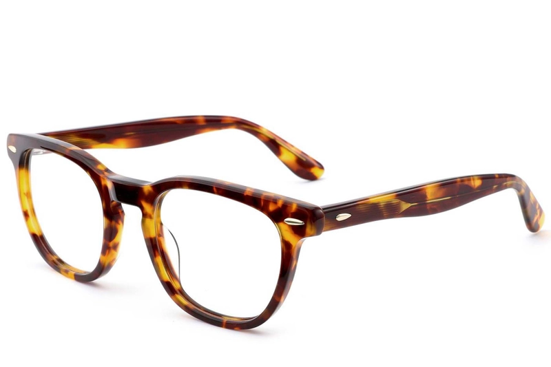 Oval Tortoiseshell Acetate Glasses #BS0522-0169