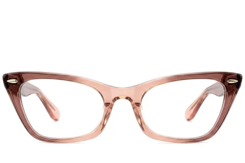 Lunettes en acétate rose papillon #BS0522-0177
