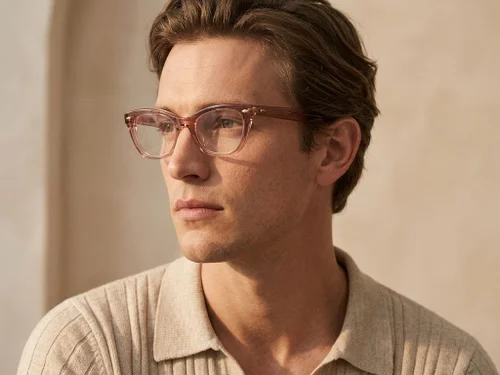 Lunettes en acétate rose papillon #BS0522-0177