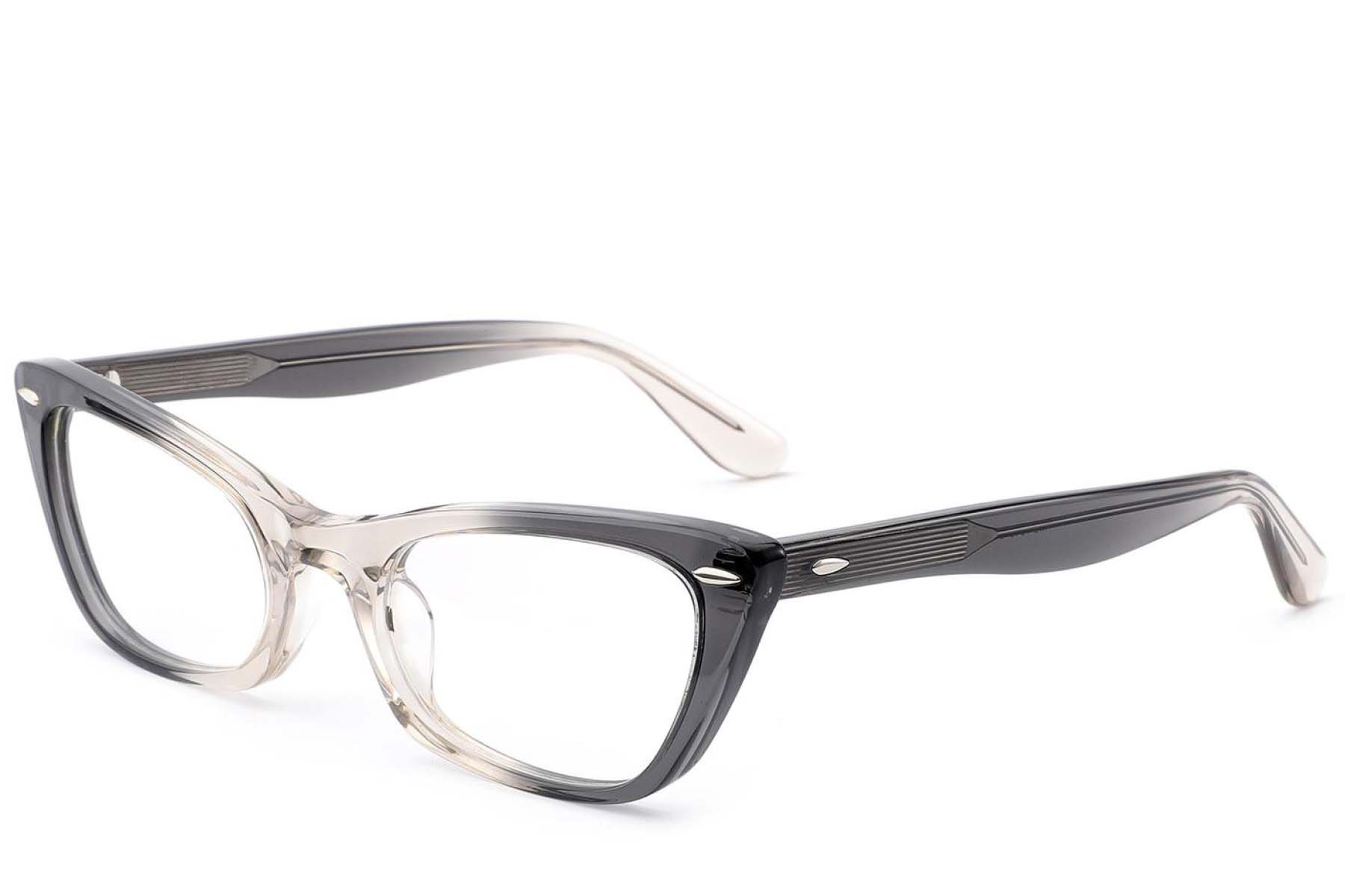 Butterfly Gray Acetate Glasses #BS0522-0178