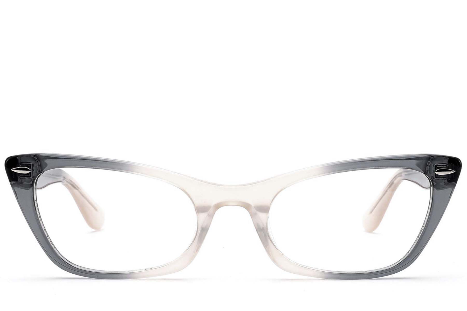 Butterfly Gray Acetate Glasses #BS0522-0178