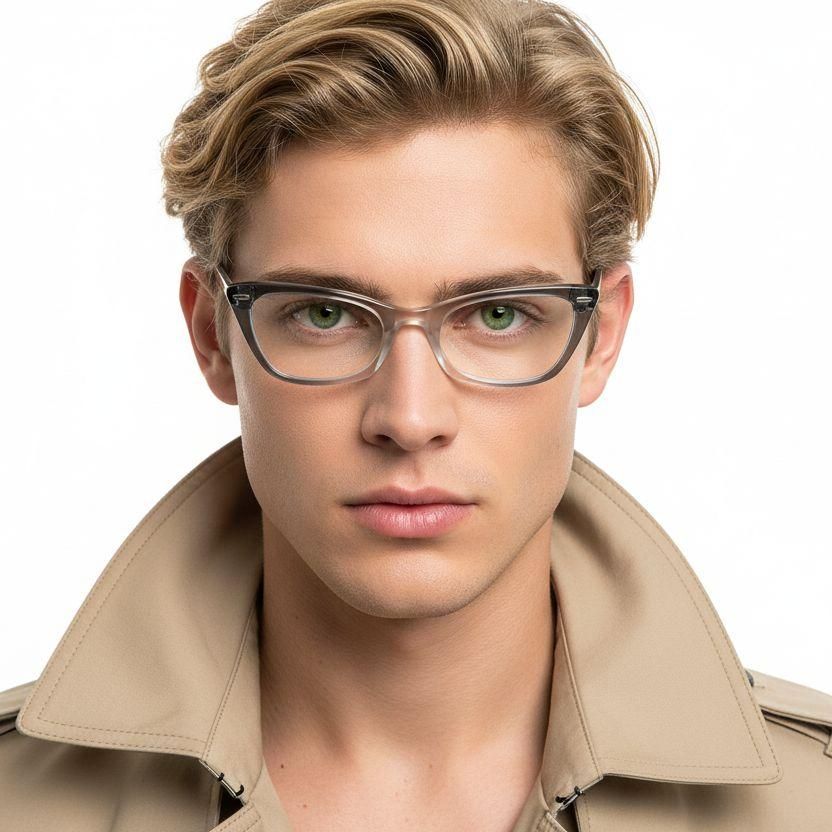 Butterfly Grey Acetate Glasses #BS0522-0178