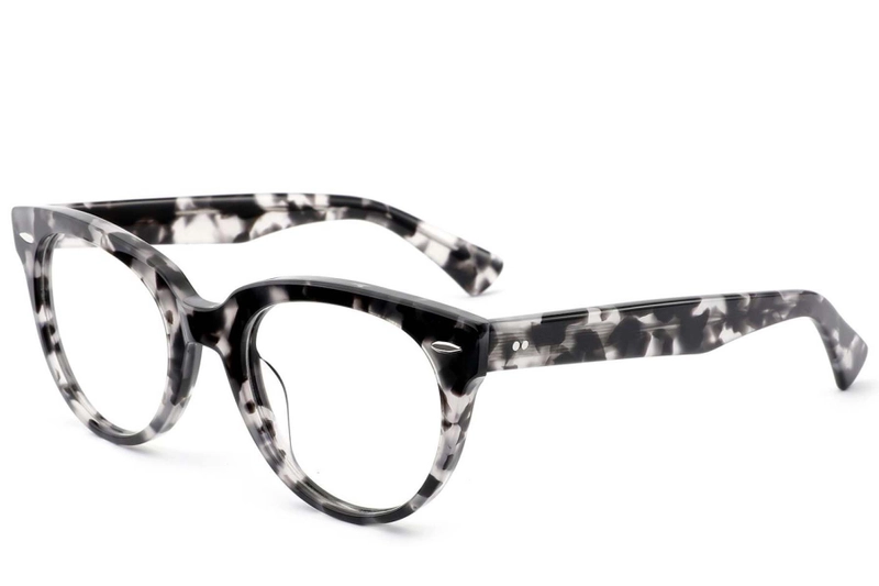 Oval Tortoiseshell Acetate Glasses #BS0522-0184