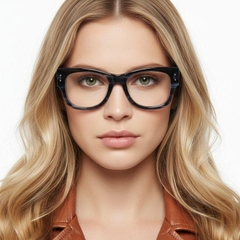 Oval Tortoiseshell Acetate Glasses #BS0522-0194