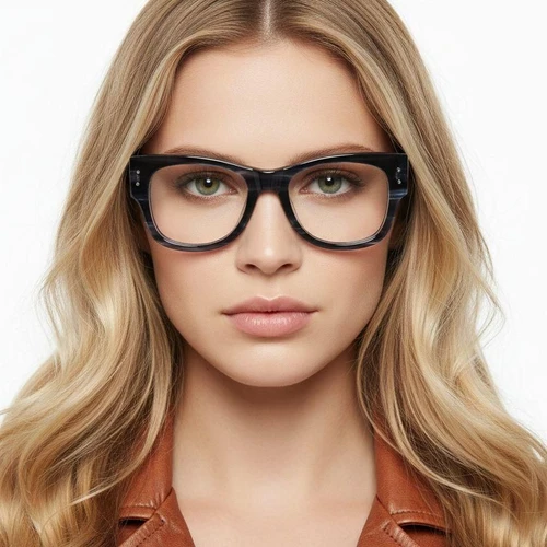 Oval Tortoiseshell Acetate Glasses #BS0522-0194