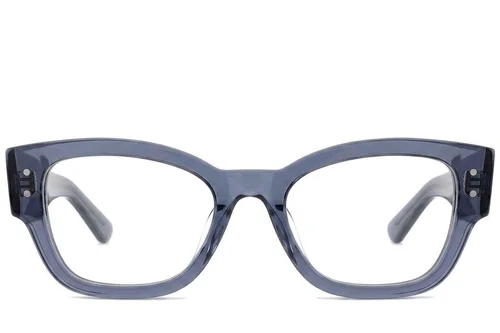 Lunettes en acétate bleu papillon #BS0522-0197