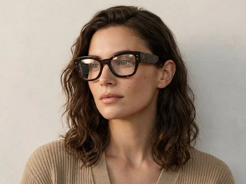 Lunettes en acétate écaille de tortue papillon #BS0522-0200