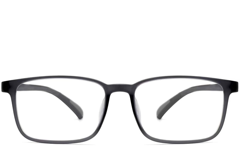 Rectangular Grey TR90 Glasses #BS0612-0013