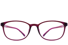 Oval Purple TR90 Glasses #BS0612-0023