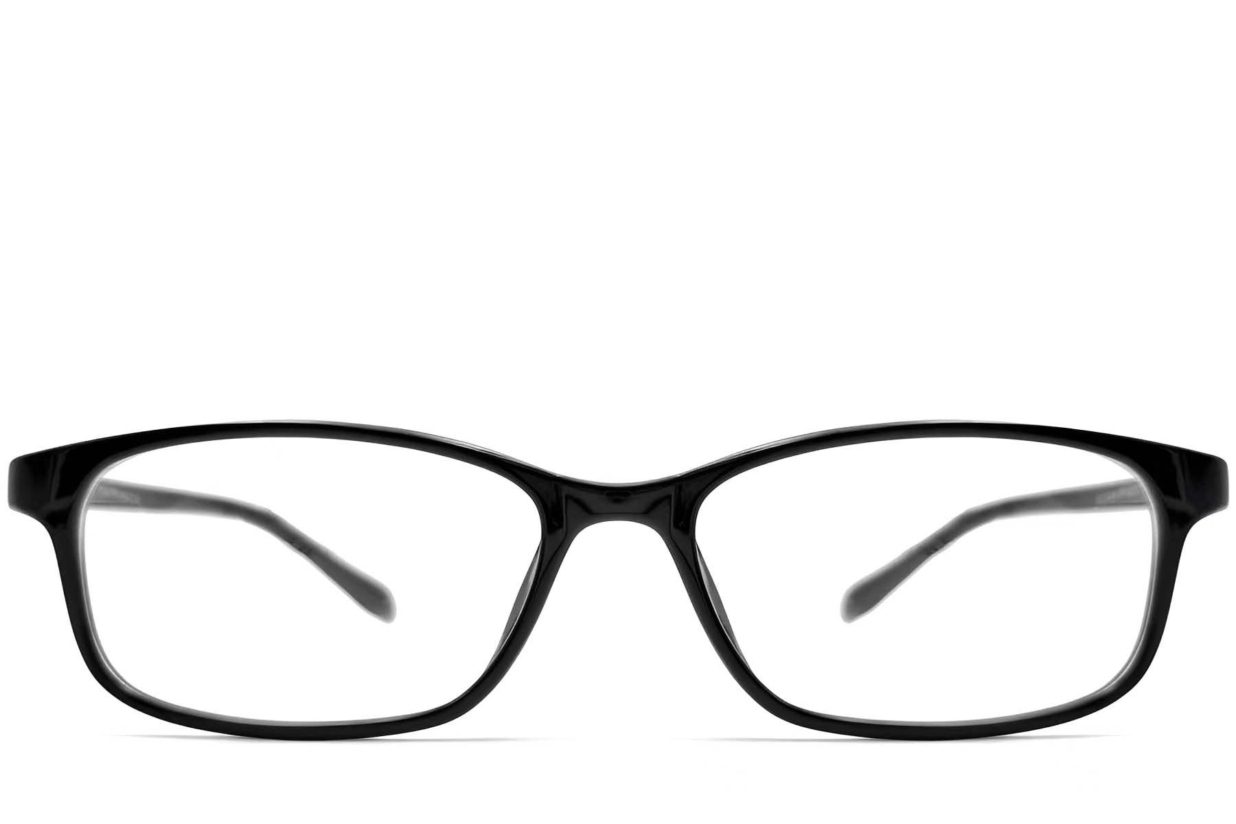 Gafas rectangulares negras TR90 #BS0612-0024