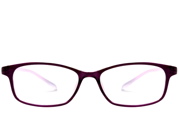 Gafas rectangulares TR90 moradas #BS0612-0027