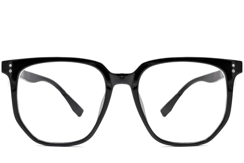 Geometric Black TR90 Glasses #BS0612-0029