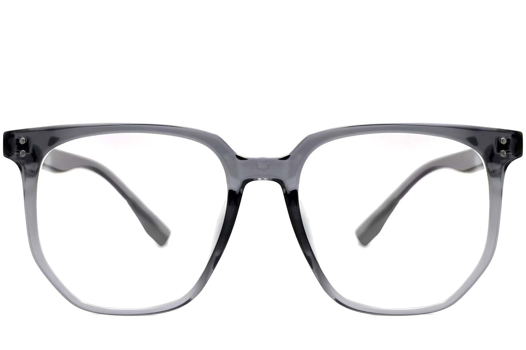 Gafas geométricas grises TR90 #BS0612-0031
