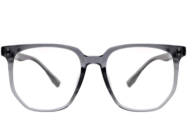 Geometric Grey TR90 Glasses #BS0612-0031