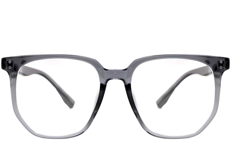 Gafas geométricas grises TR90 #BS0612-0031