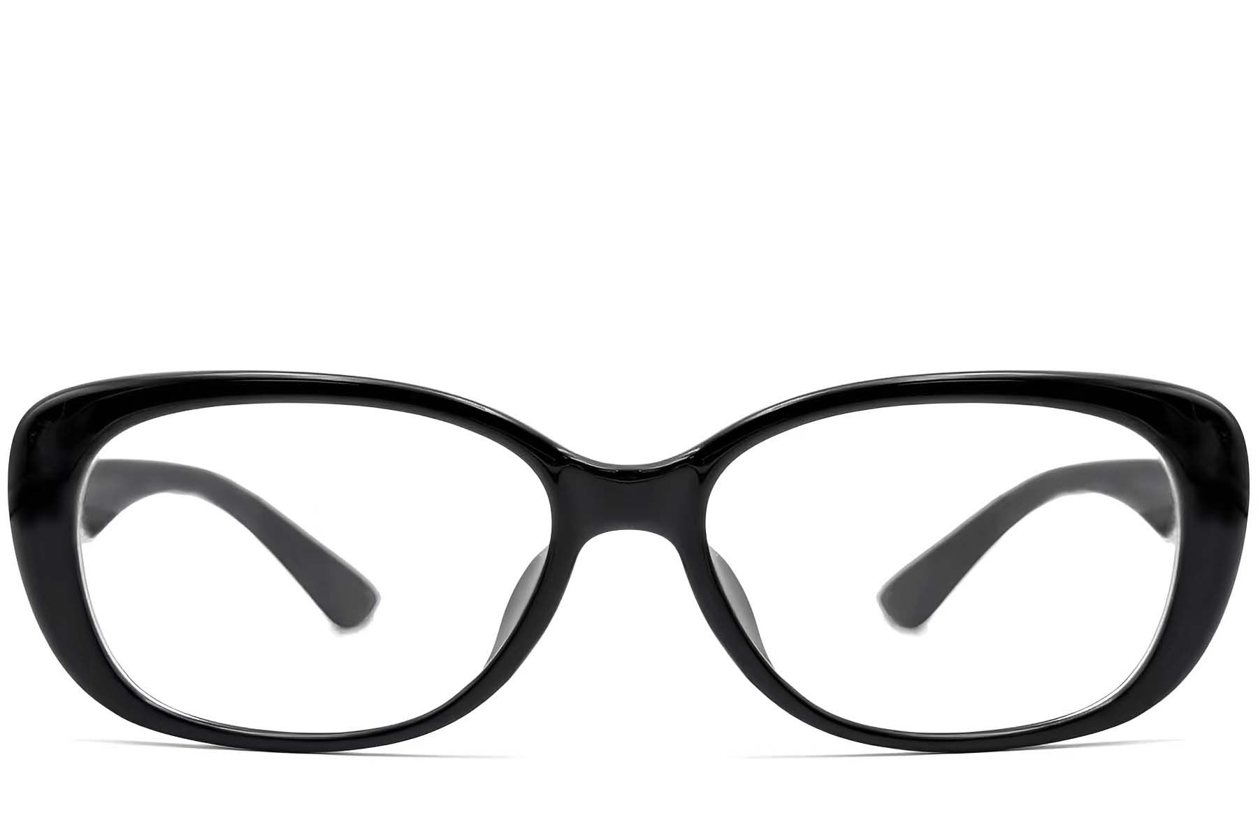 Rectangular Black TR90 Glasses #BS0612-0033