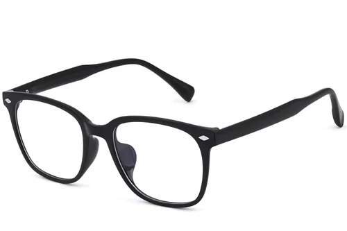 Lunettes ovales noires TR90 #BS0620-0005