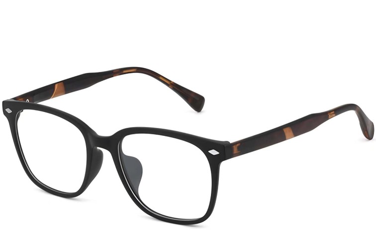 Ovale zwarte TR90 bril #BS0620-0006