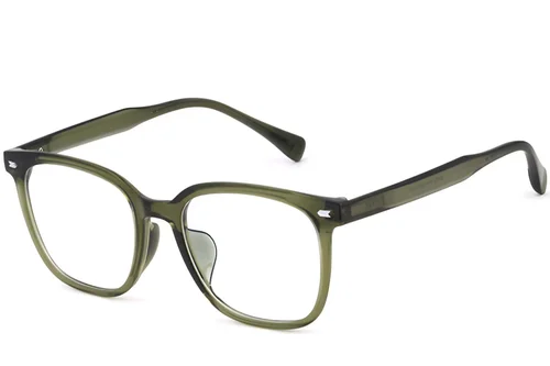Lunettes ovales vertes TR90 #BS0620-0007
