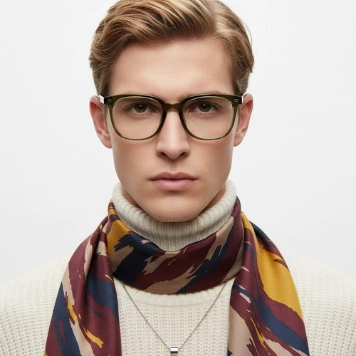 Ovale groene TR90 bril #BS0620-0007