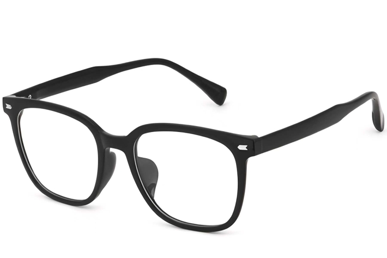 Lunettes ovales noires TR90 #BS0620-0010